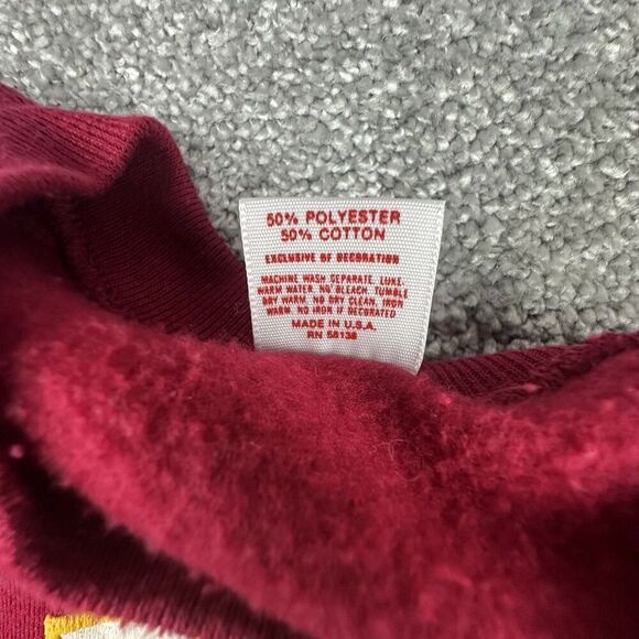 Vintage Wolf G-Man State Champs 1989 Sweatshirt Mens XL Regular Crewneck 90's - Picture 6 of 8